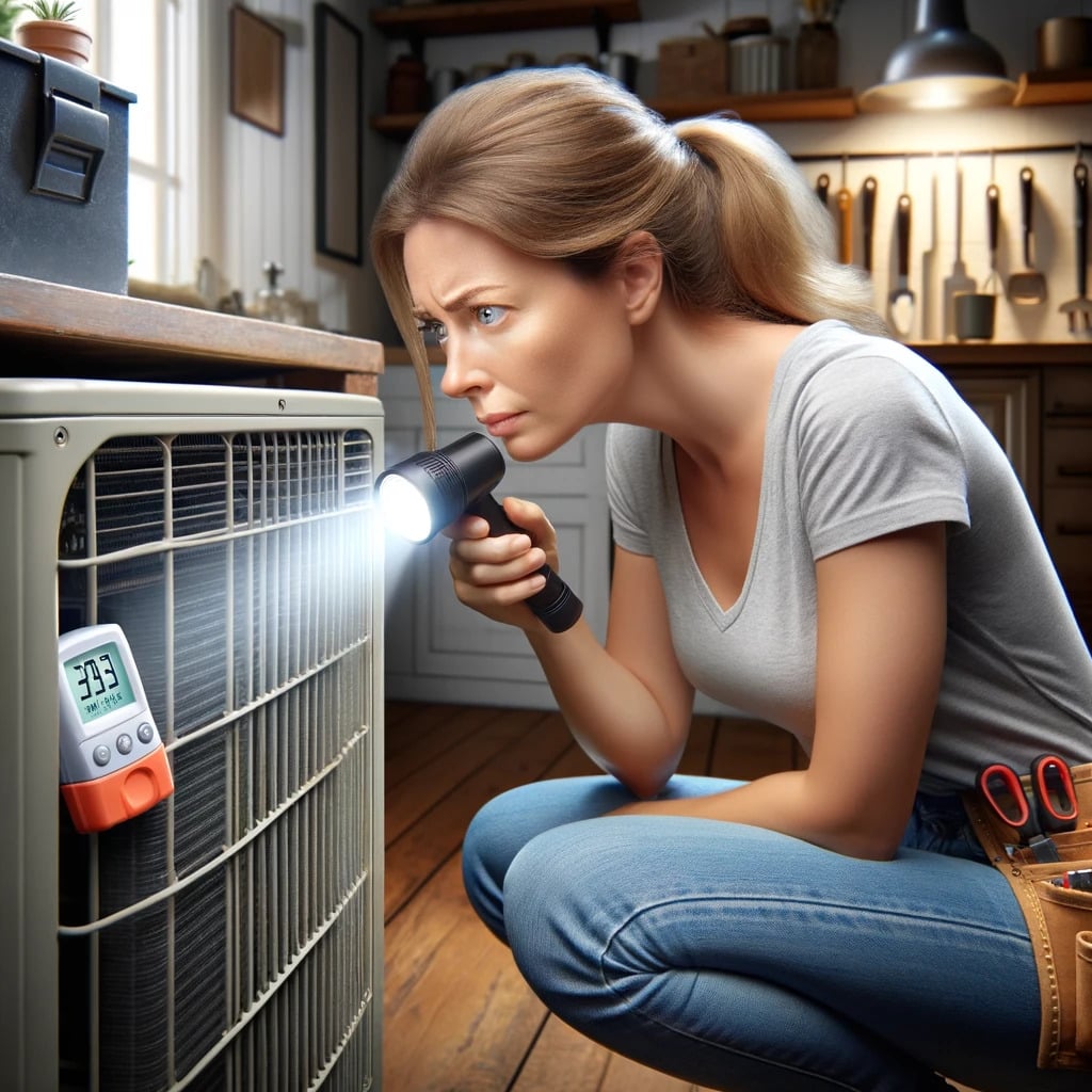 why does my ac smell like gas